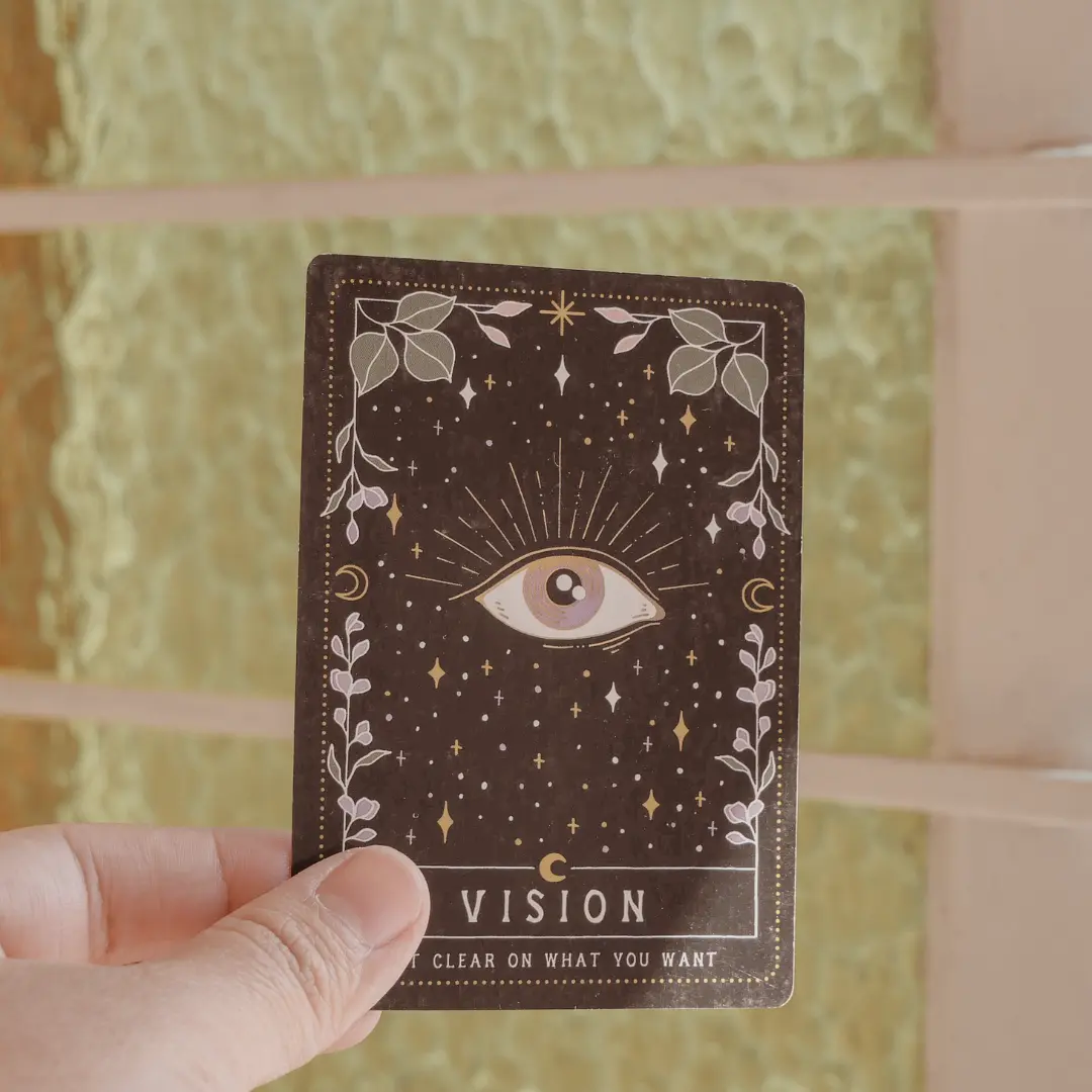 Carta de tarot Vision