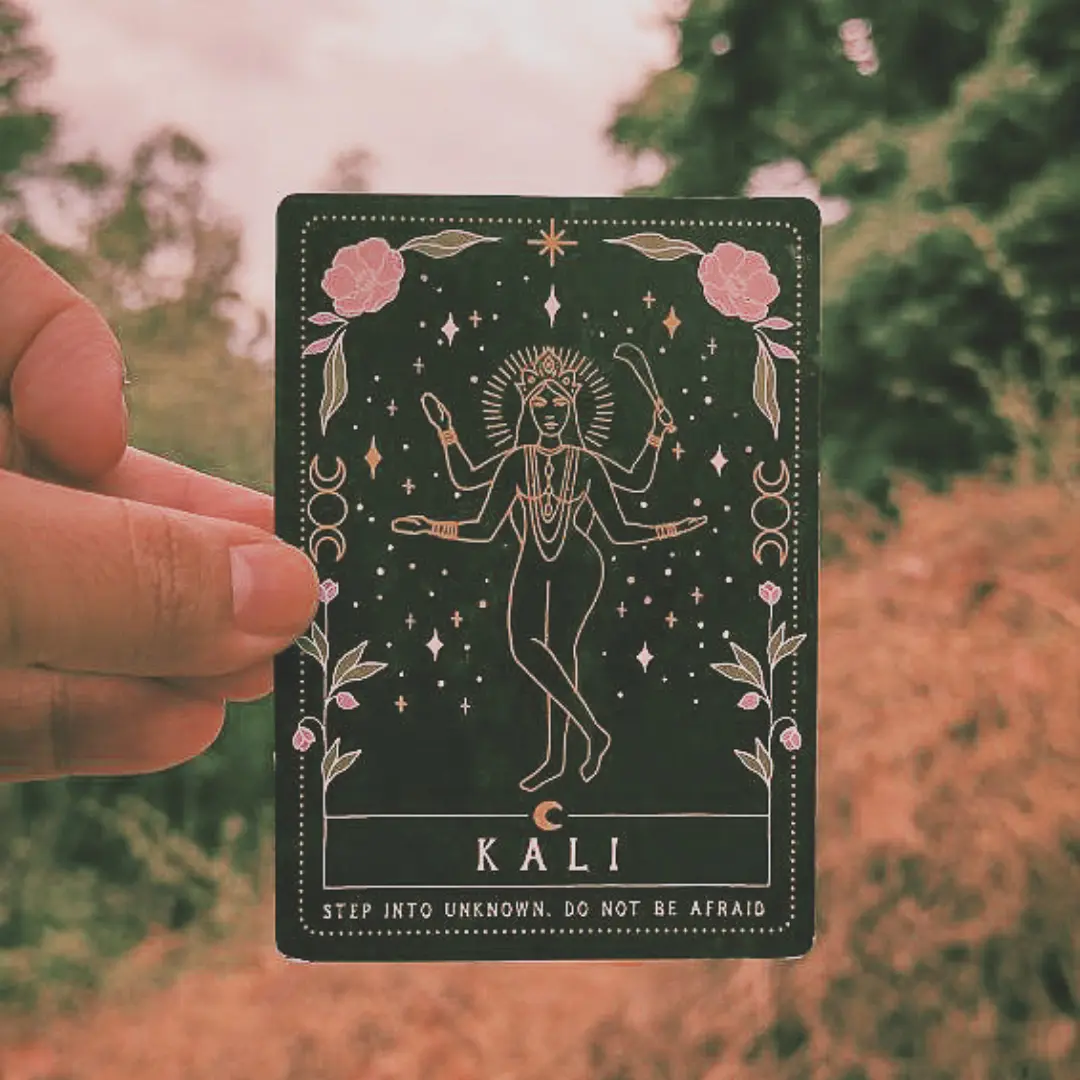 Carta de Kali - Step into unknown, do not be afraid